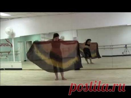 Another Way to Enter with Veil for Belly Dance - YouTube