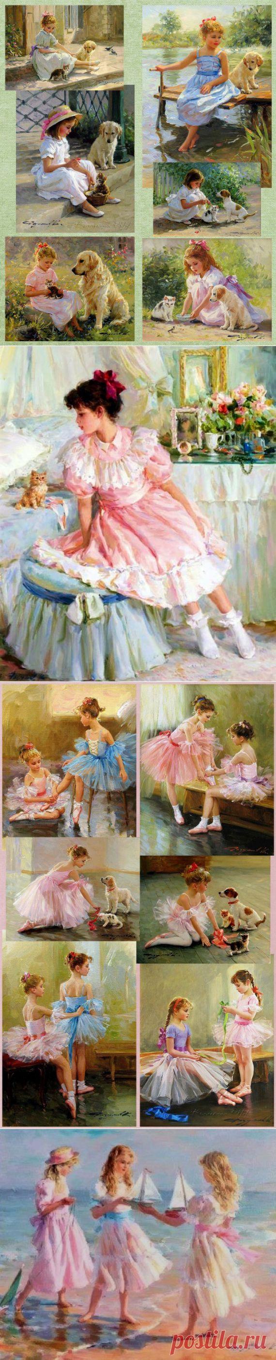 портреты девушки-мечты / Декупаж / Декупаж. Мастер-классы