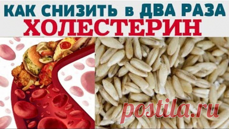 КАК СНИЗИТЬ УРОВЕНЬ ХОЛЕСТЕРИНА / Избавится от ХОЛЕСТЕРИНА в домашних условиях без ЛЕКАРСТВ