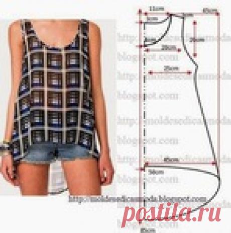 ВЫКРОЙКА. Топ.