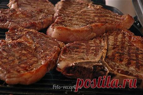 Стейк из говядины с овощами на гриле - Рецепты с фото пошагового приготовления на Фото-Рецепты. ру