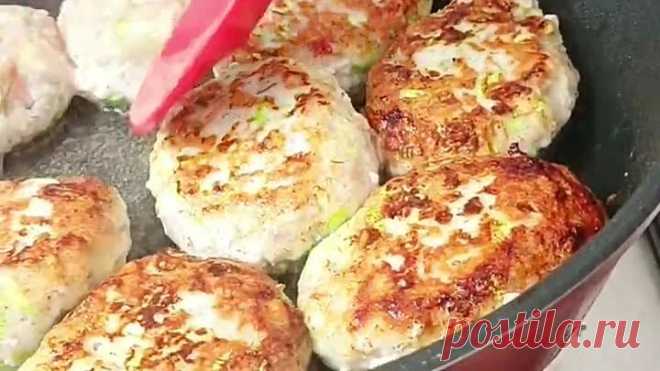 Видео КОТЛЕТЫ МЯСНЫЕ С КАБАЧКОМ. | OK.RU