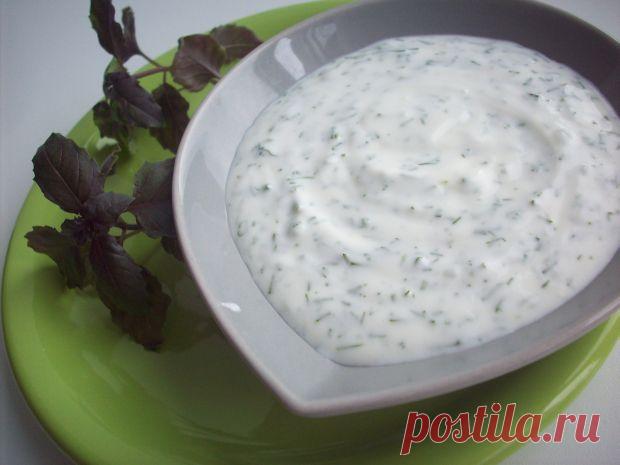 Укропно-йогуртовый соус для рыбы | Ваши любимые рецепты
