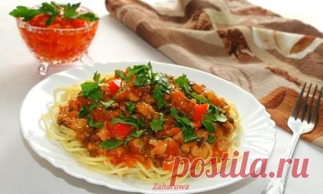 Мясная заправка с овощами к любому гарниру на ваш вкус
