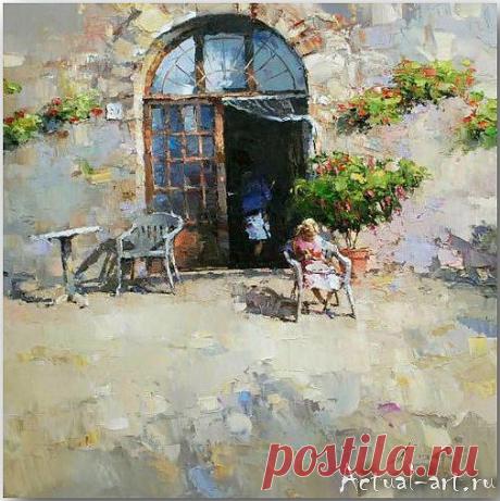 Алексей Зайцев и его слово в мастихине | Actual-art.ru