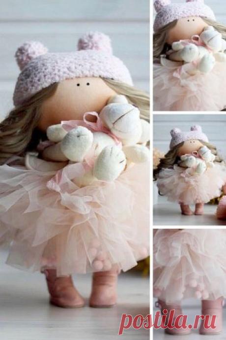 Handmade Doll Interior Doll Textile Doll Tilda Doll Rag Doll