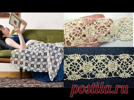 Красивейший мотив крючком Шедевры вам обеспечены