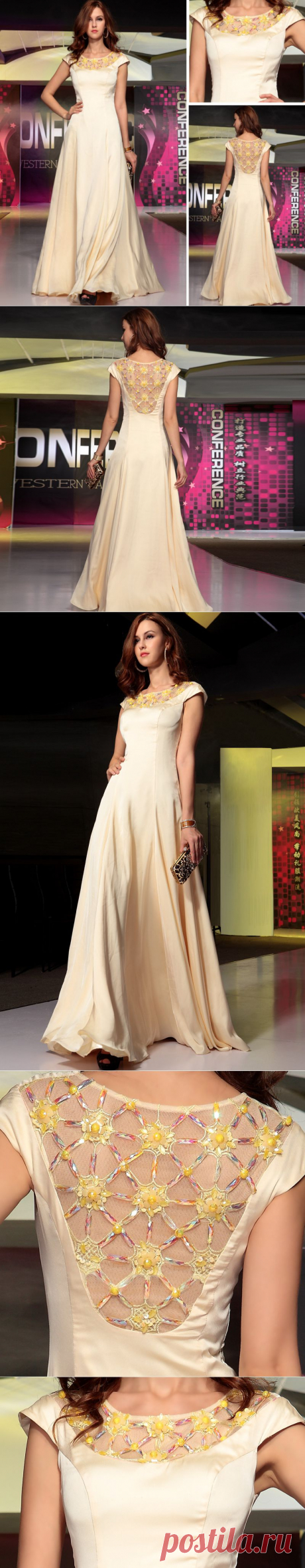 Prom Dresses Picture - More Detailed Picture about Custom Made 2015 Top Quality Elegant Silk Fabric Formal Chiffon Prom Party Dresses Long Evening Dress Hollow Out Backless Brief Picture in Prom Dresses from luxistore2011 | Aliexpress.com | Alibaba Group