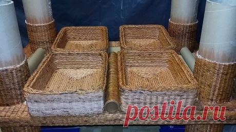 (2) Плетение из газет от Елены Тищенко
