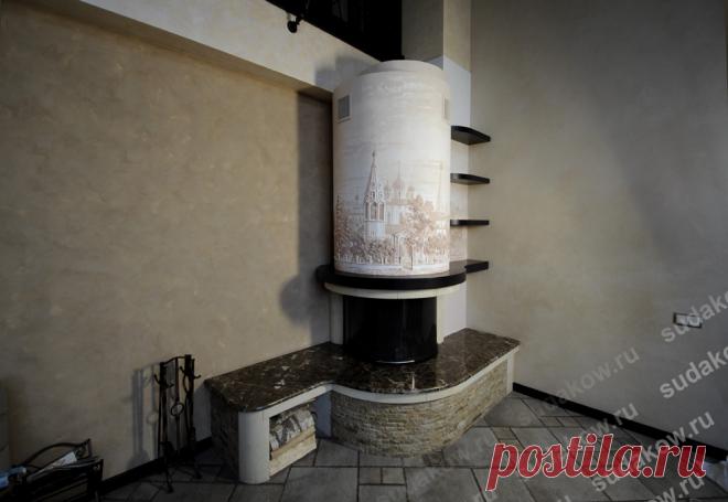 Рельефная картина. Оформление камина.