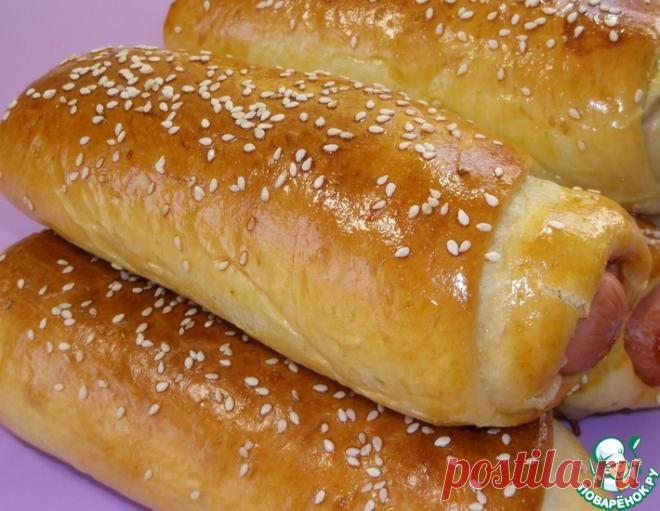 Булочки с сосиской 