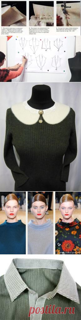 Секреты шитья. Всё, что касается воротников и обработки горловины. ч.6