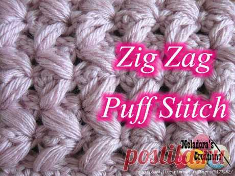 Zig Zag Puff Stitch