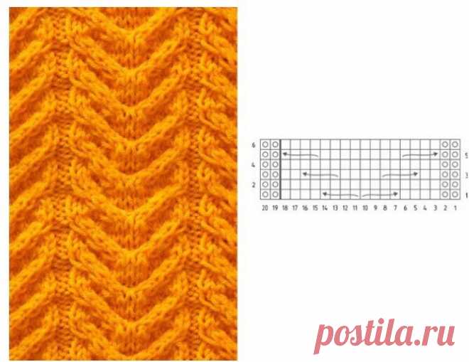 Узор "Колосок" в копилку мастерицам