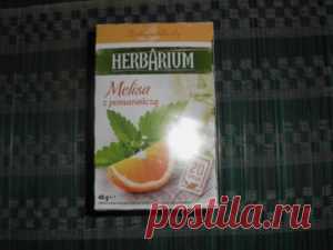 Чай Мелисса с апельсином Herbarium. Характеристика продукта,  состав, способ употребления, отзыв автора о чае
