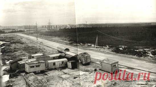 Проспект Мира, 1982г. Вид на район УБР.