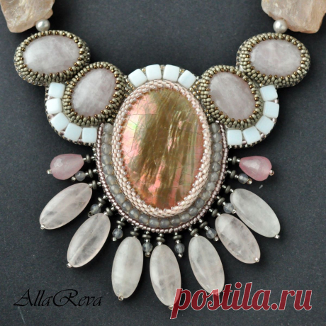 Колье &quot;Блики на камне&quot; | biser.info - всё о бисере и бисерном творчестве