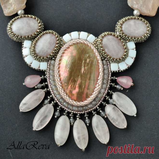 Колье "Блики на камне" | biser.info - всё о бисере и бисерном творчестве