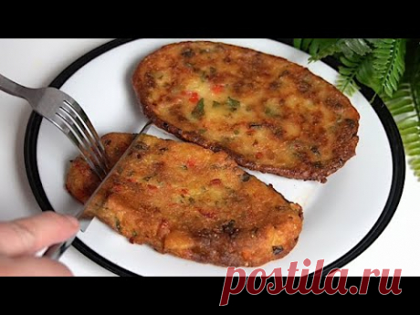 Картофельный шницель. Это вкуснее мяса.