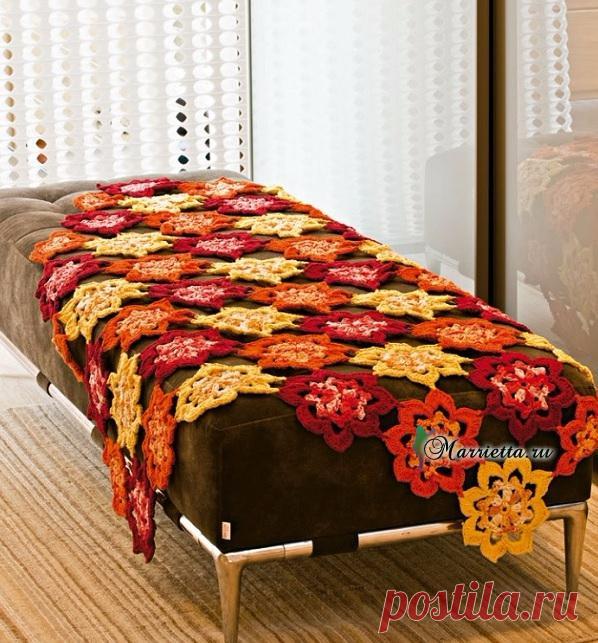 Ажурные плед и скатерть из мотивов &raquo; Женский Мир