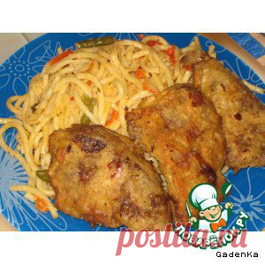 Печень в квасном кляре - кулинарный рецепт