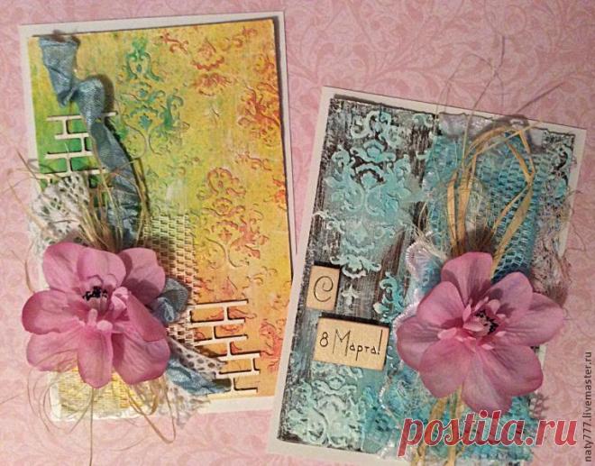 Создаем миленькие скрап-открыточки – Ярмарка Мастеров