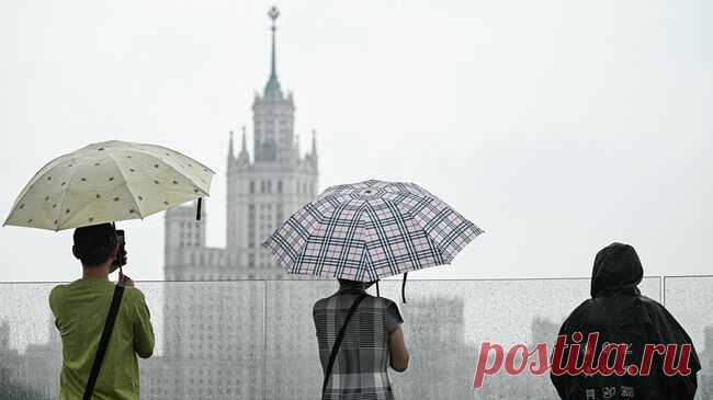 МЧС предупредило о сильном дожде в Подмосковье