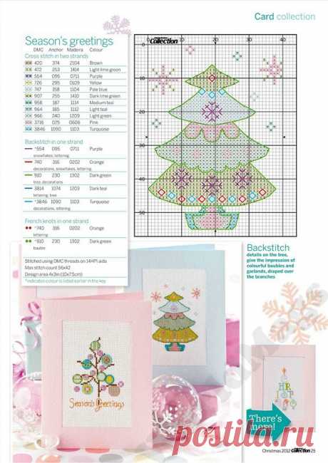 Cross Stitch Collection 216 рождество 2012