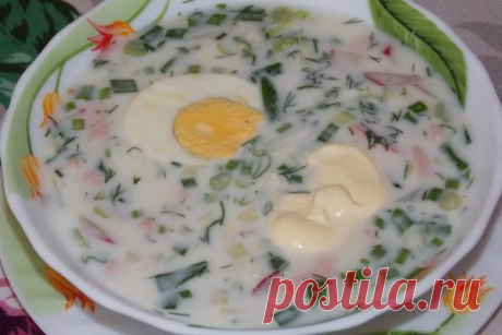 Окрошка на кефире | CityWomanCafe.com