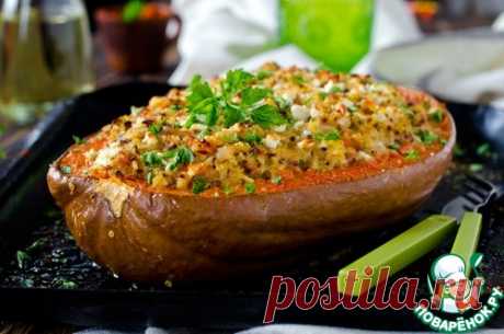 Тыква, фаршированная киноа – кулинарный рецепт