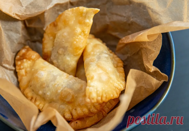Мини чебуреки с сочной начинкой