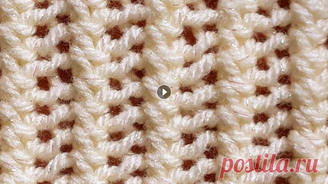 Ажурный узор "Минутка " .Красивый узор спицами для кардигана, топа, маечки, палантина