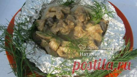 Картофель с грибами по-огородничьи – рецепт с фото от Лиги Кулинаров, пошаговый рецепт