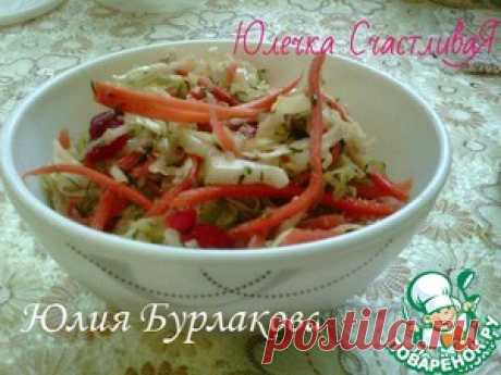 Капуста по-корейски на зиму - кулинарный рецепт