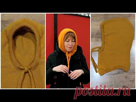 Двойной капор на любой вязальной машине