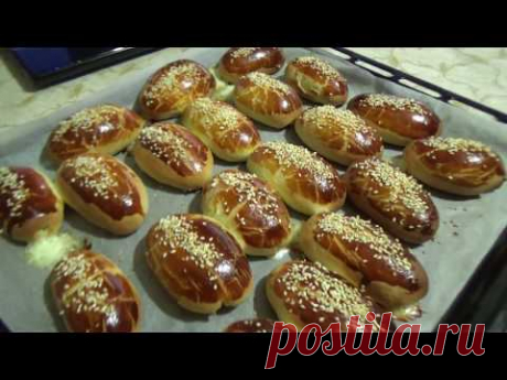 #турецкаявыпечка. Самые вкусные турецкие булочки на свете!/Выпечка с начинкой/Сырные булочки