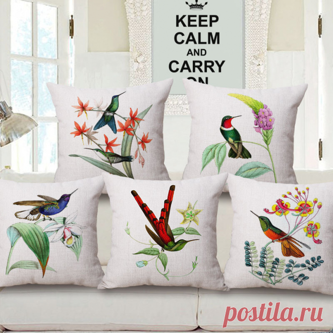 etui tytoniu Zdjęcie – Szczegółowe New Bird Floral Design Casual Style Sofa Throw Pillow Case Cotton Linen Decorotive Cushion Cover 45x45cm Capas De Almofada Zdjęcie w Cushion Cover od Shop1665606 Store | Aliexpress.com | Grupa Alibaba