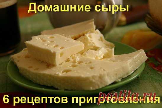 Домашние сыры - 6 рецептов приготовления.