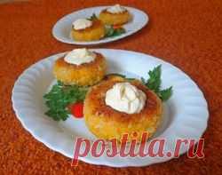 Морковно-нутовые котлеты с творожно-сливочной начинкой - кулинарный рецепт.
