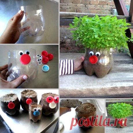 www.goodshomedesign.com/cute-plastic-bottle-planter/