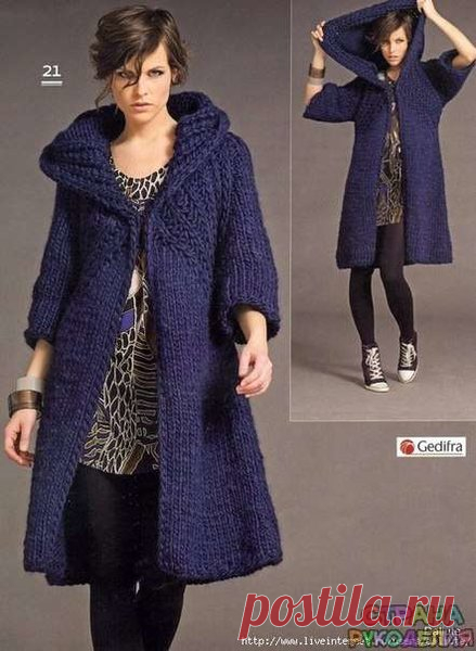 Вязаное пальто | Вязальный роман | Яндекс Дзен