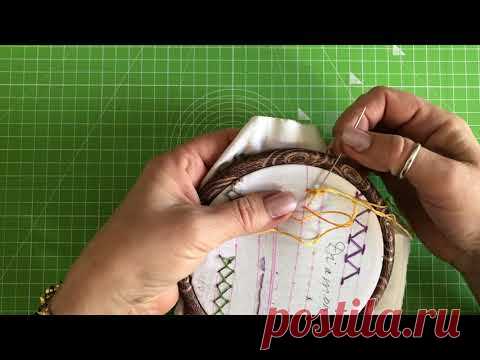 #crazy# stitch# Декоративные  швы для отделки и украшения. Крейзи chevron stitch, diamond stitch