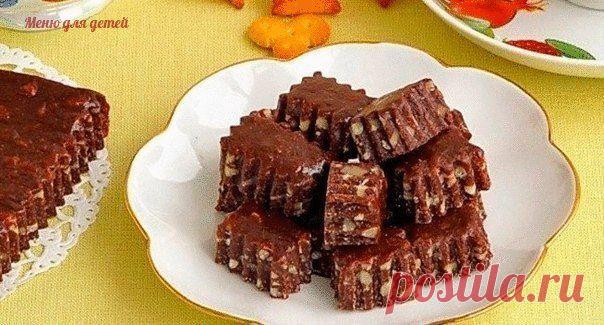 Шоколадно-ореховые тянучки.