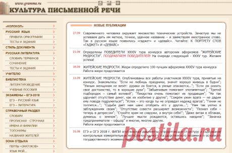 Русский язык. Говорим и пишем правильно: культура письменной речи.