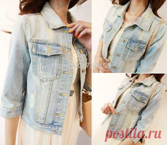 coat with fur hood Picture - More Detailed Picture about 2014 Autumn Womens Girls Jacket Distressed Crop Outerwear Coat Worn White Washed Short Jean Jacket Picture in Basic Jackets from Fresh Mind | Aliexpress.com | Alibaba Group