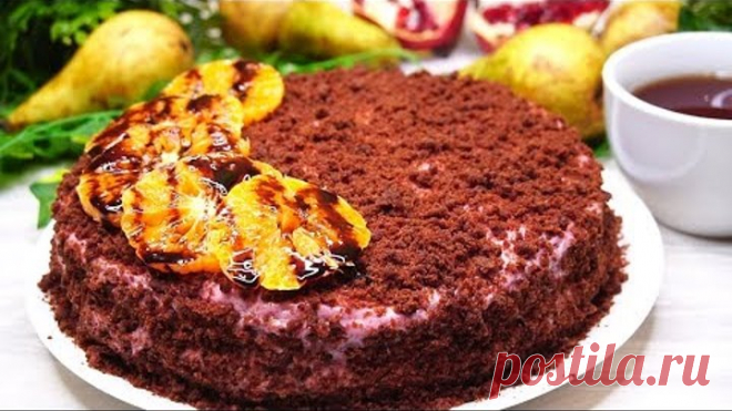 Необычный ТОРТ с необычным КРЕМОМ! Доступно, Быстро и Вкусно!