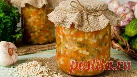 Рассольник с перловкой на зиму