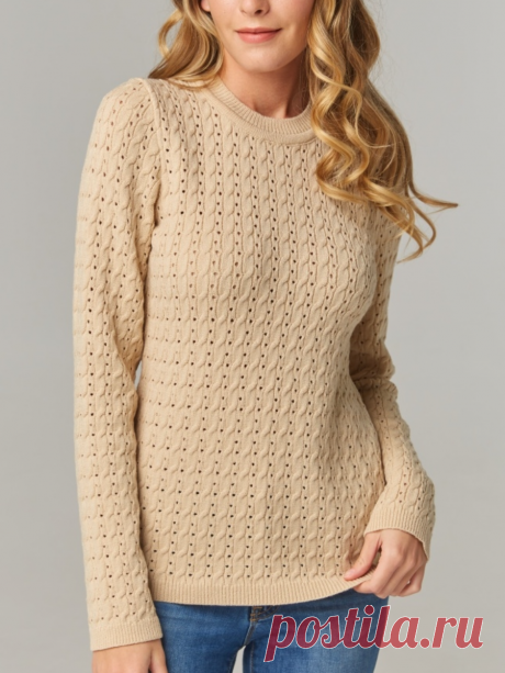 Свитера из интернет-магазинов с простыми узорами на каждый день (со схемами)
