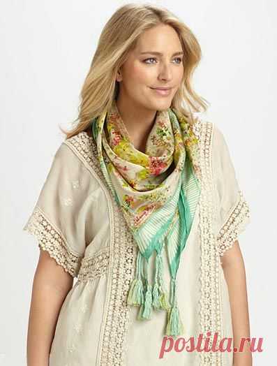 Коллекция одежды в стиле бохо-шик для полных модниц от Johnny Was. Весна-лето 2012 | Американские каталоги одежды для полных