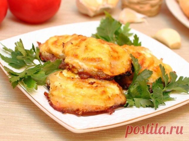 Вот настоящий рецепт мяса по-французски.